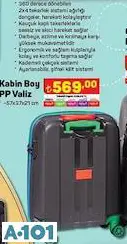 KABİN BOY PP VALİZ/BAVUL